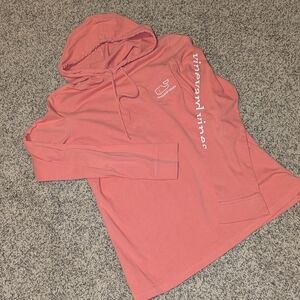 Coral Vineyard Vines Top With Hood Size XS